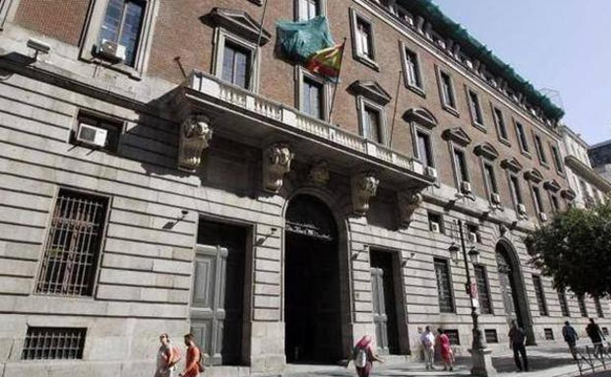 Sede del Ministerio de Hacienda. 