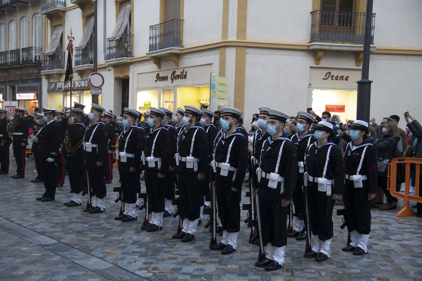 Fotos: Primer arriado de Bandera del año en Capitanía General de Cartagena