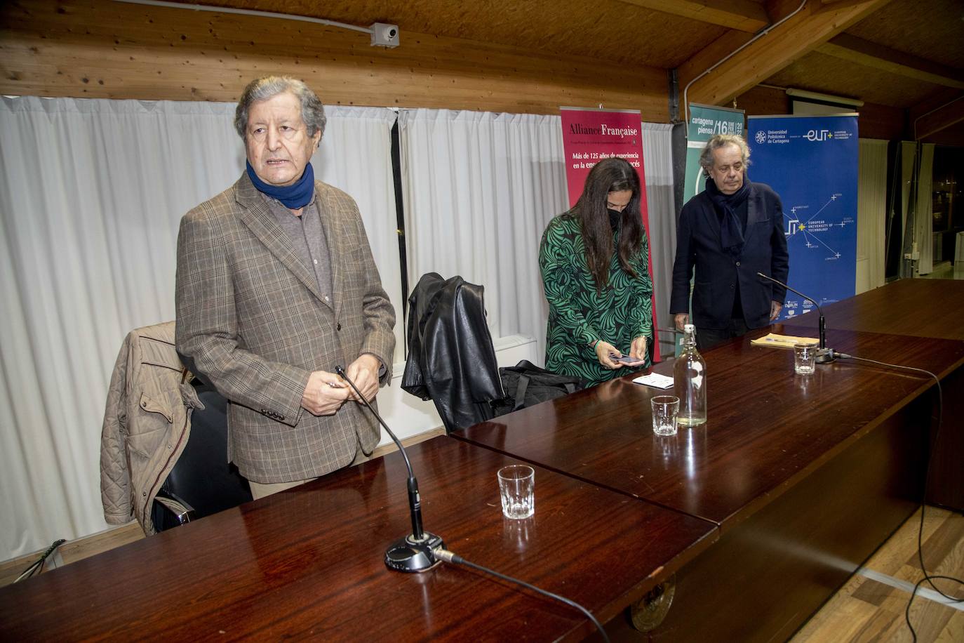 Fotos: Noche de las ideas con Sami Naïr y Francisco Jarauta en Cartagena