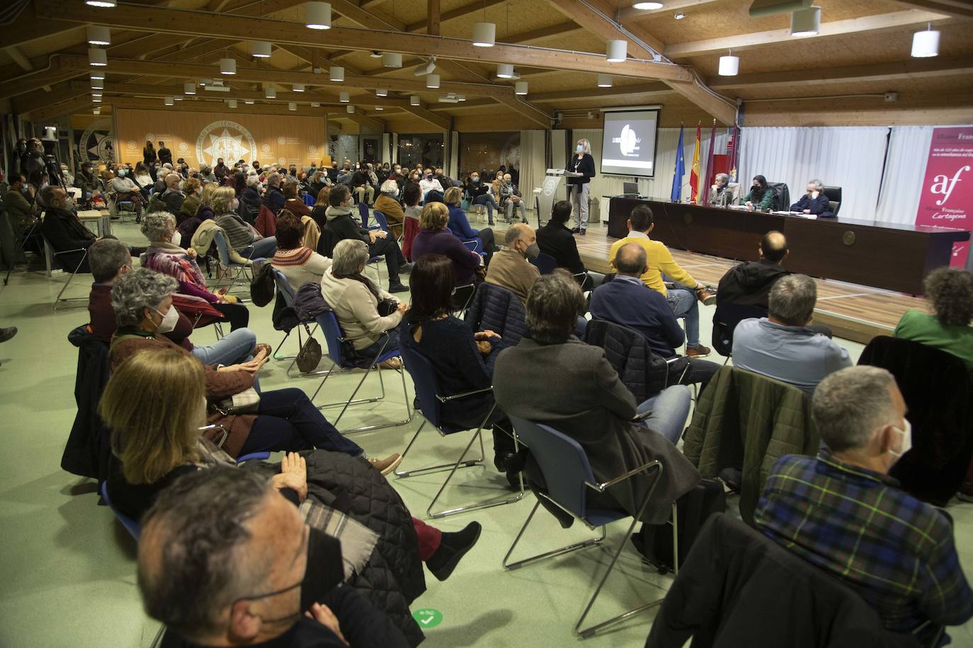 Fotos: Noche de las ideas con Sami Naïr y Francisco Jarauta en Cartagena
