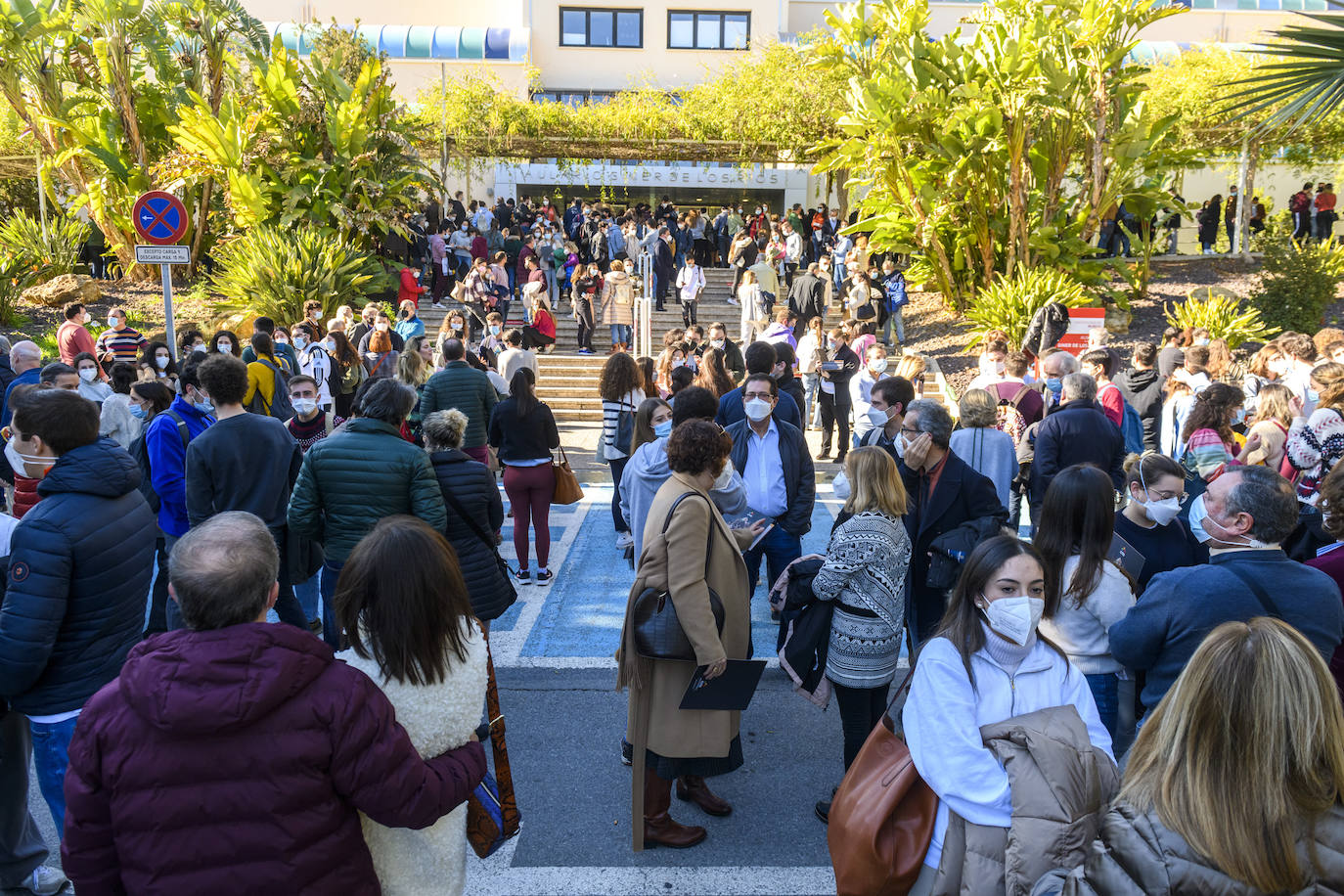 Fotos: Convocatoria de exámenes del MIR en la Región de Murcia