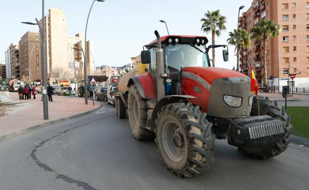 Galería. Manifestación de ganaderos en Lorca. 