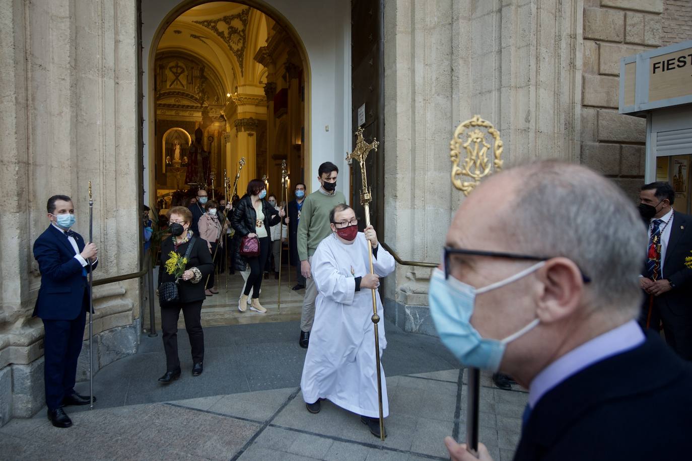 Fotos: Procesión en honor a La Candelaria en el barrio murciano de Santa Eulalia