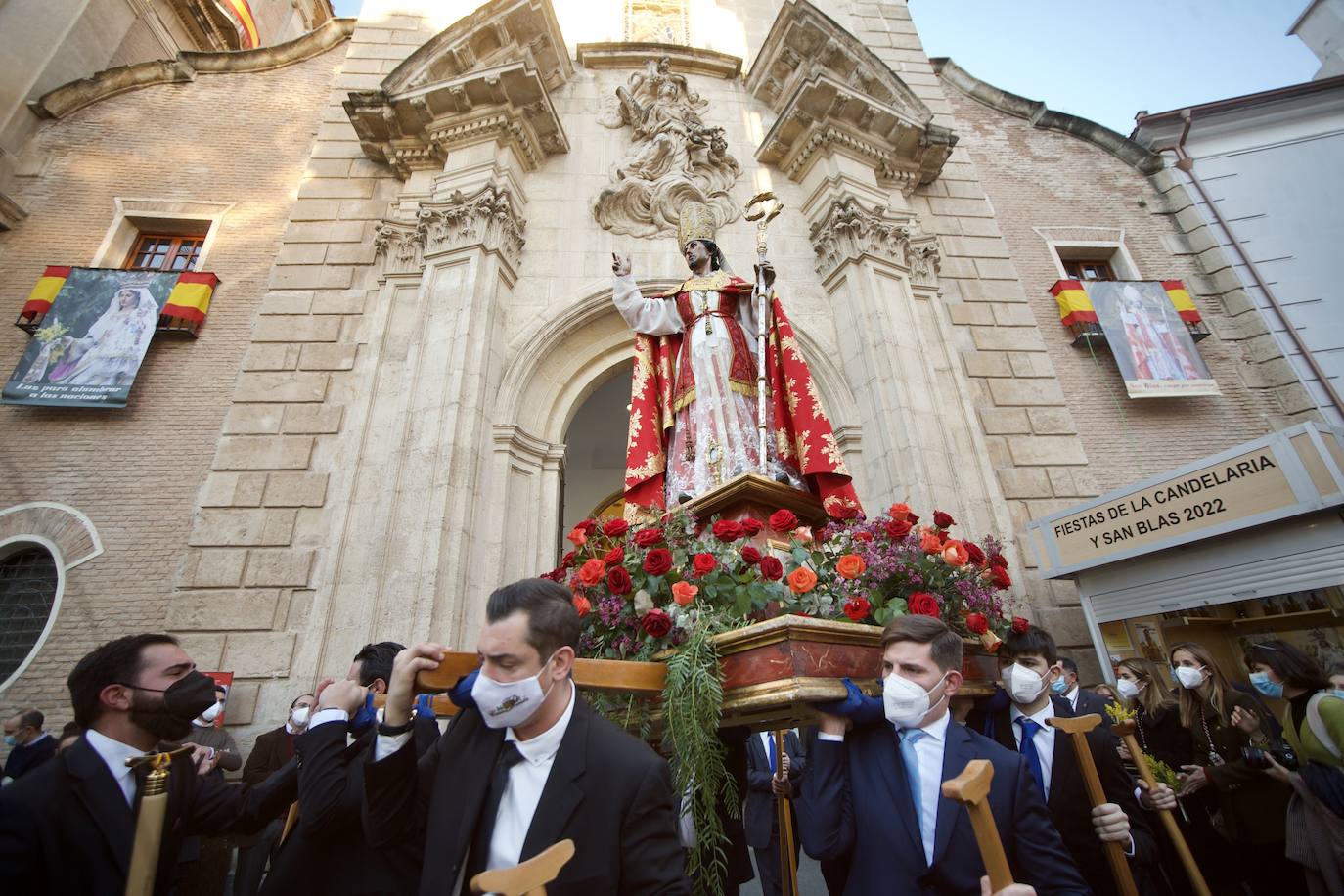 Fotos: Procesión en honor a La Candelaria en el barrio murciano de Santa Eulalia
