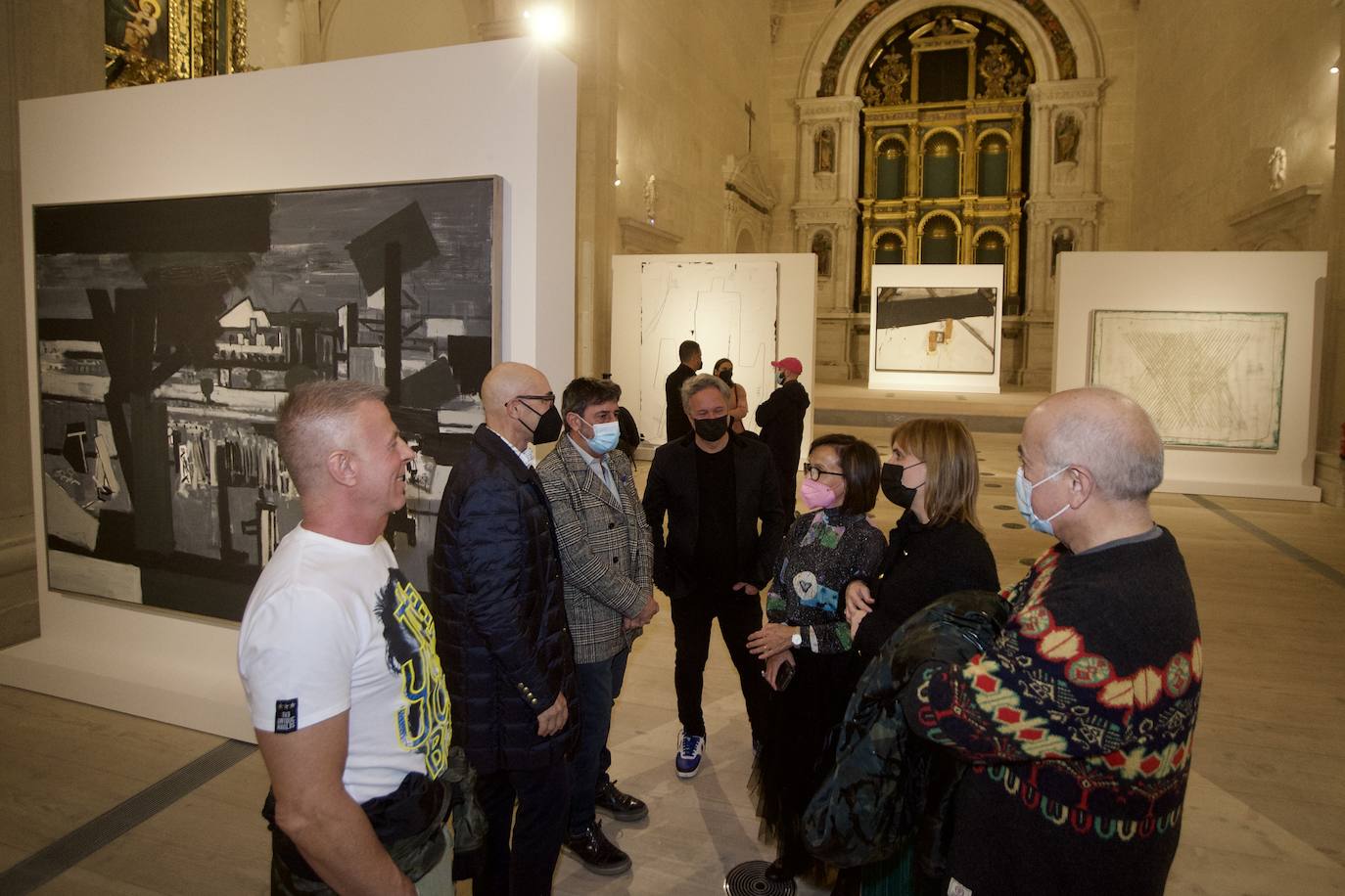 Fotos: La exposición &#039;Atlas, coordenadas e identidades&#039; reúne en San Esteban obras maestras de la pintura del siglo XX