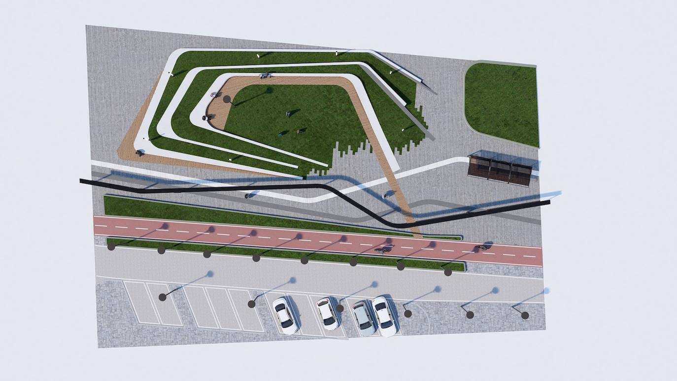 Fotos: Proyecto de peatonalización del bulevar de la Conexión Sur