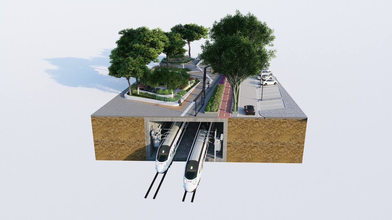 Fotos: Proyecto de peatonalización del bulevar de la Conexión Sur