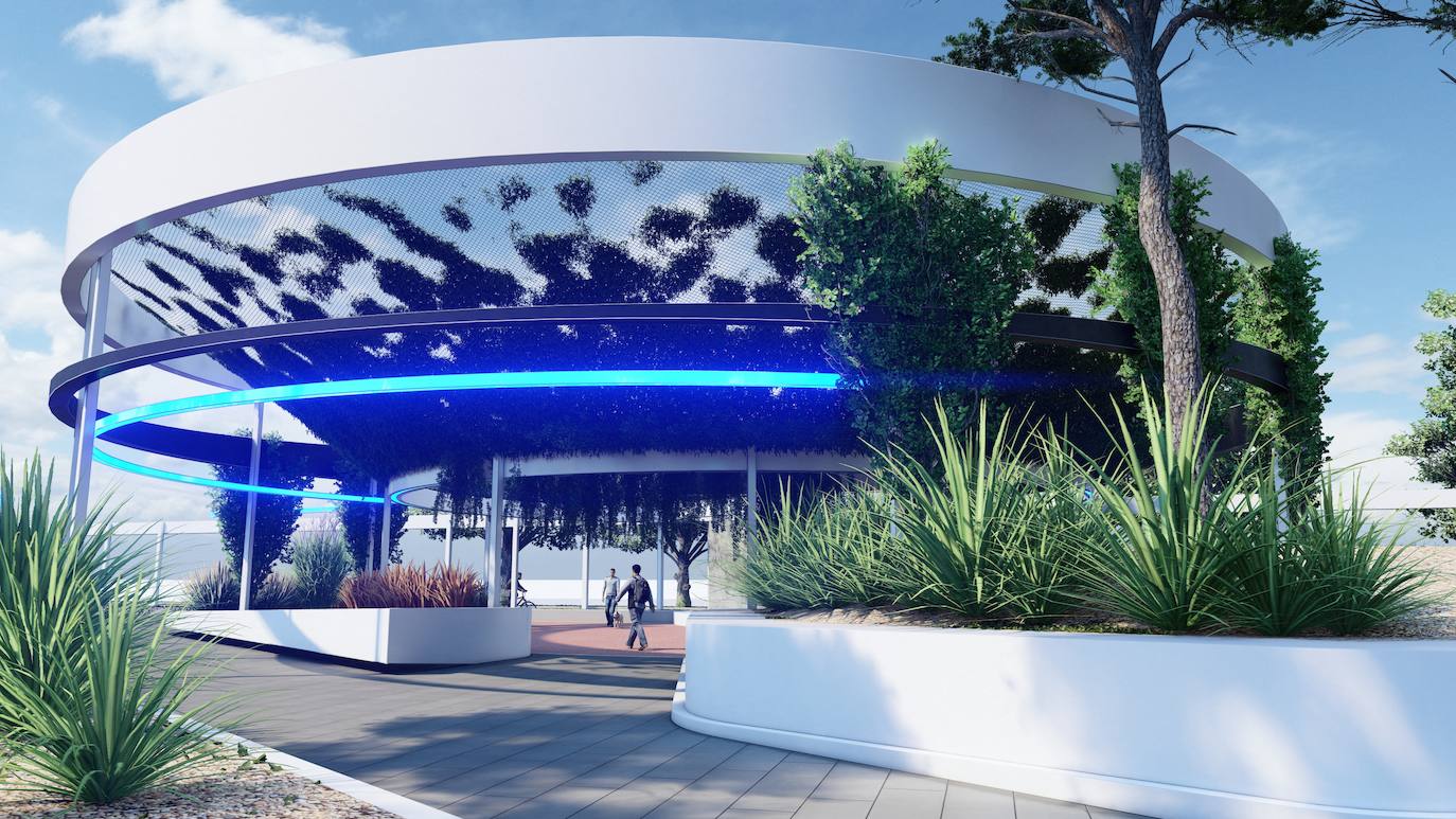 Fotos: Proyecto de peatonalización del bulevar de la Conexión Sur