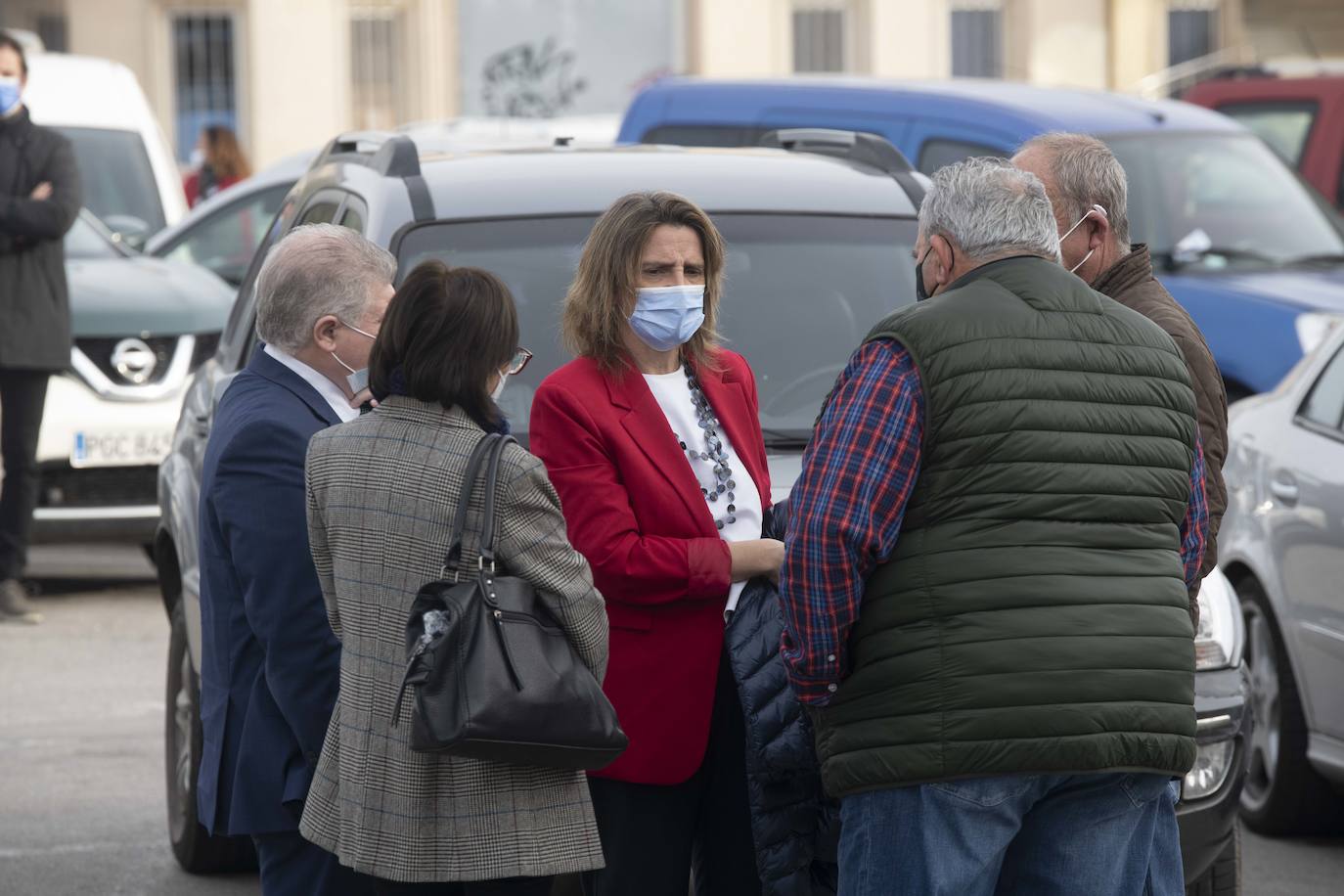 Fotos: La ministra Ribera visita la Región para comprobar el estado del Mar Menor