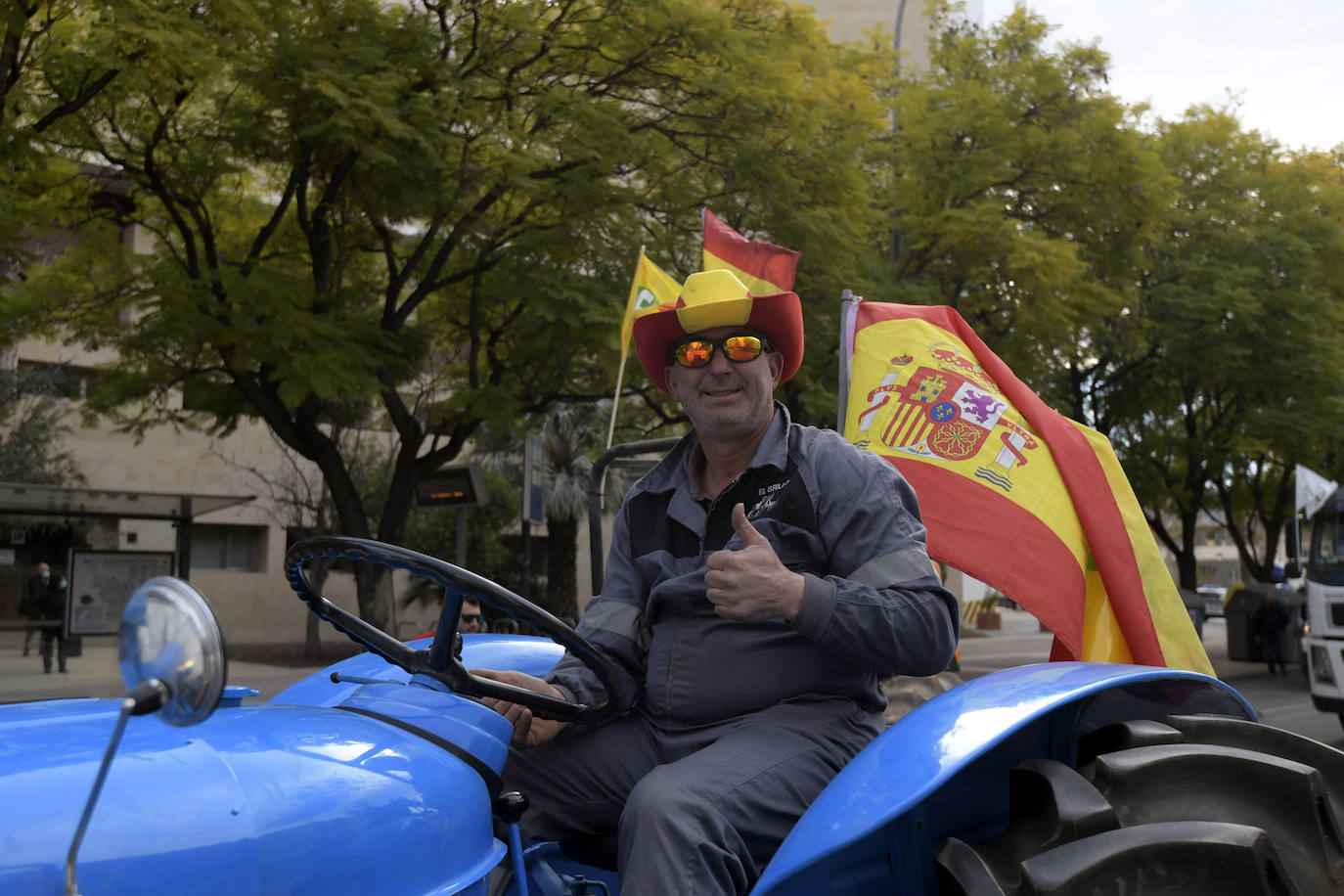 Fotos: Los agricultores salen a la calle en Murcia por la mejora del sector