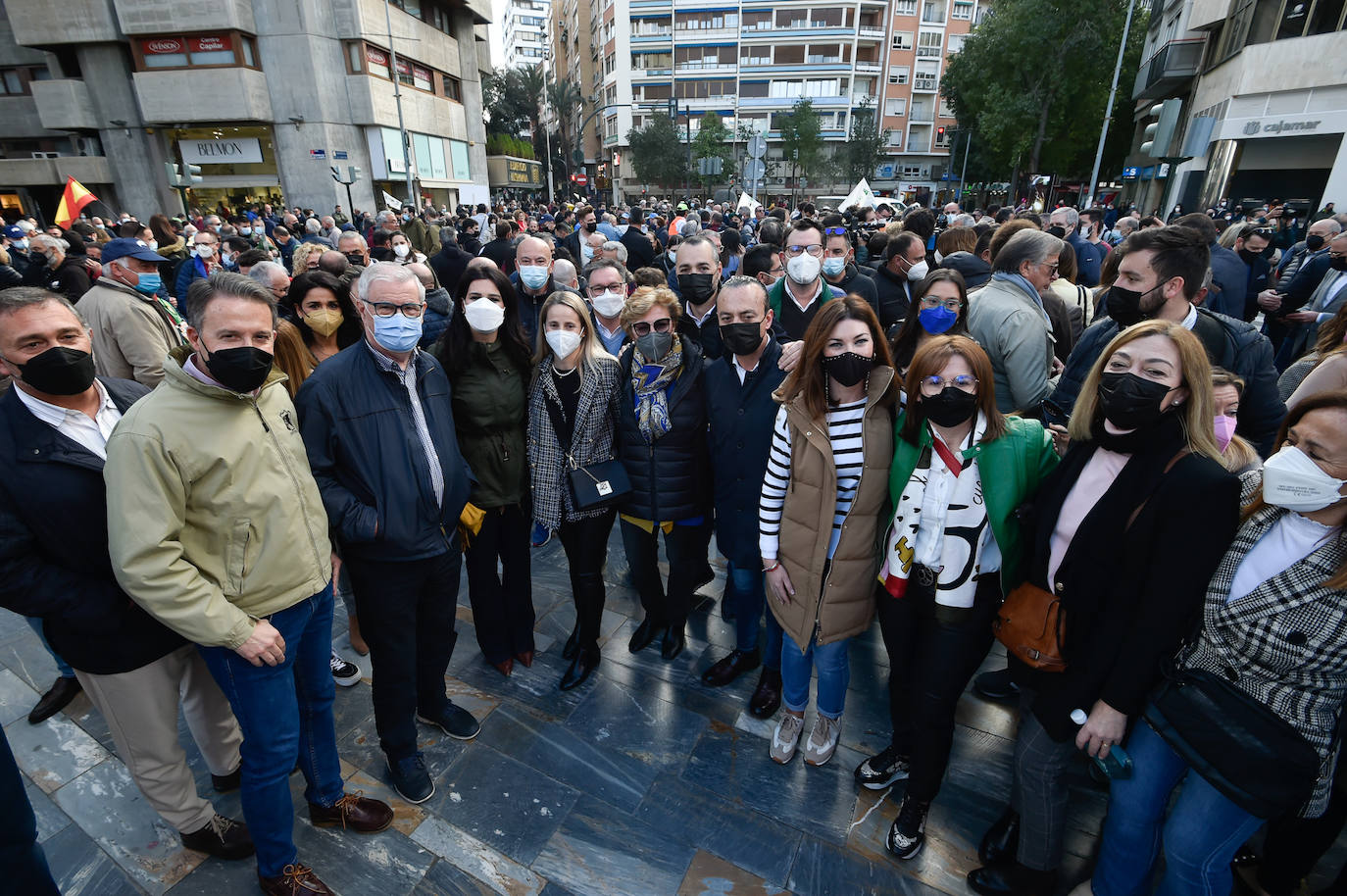 Fotos: Los agricultores salen a la calle en Murcia por la mejora del sector