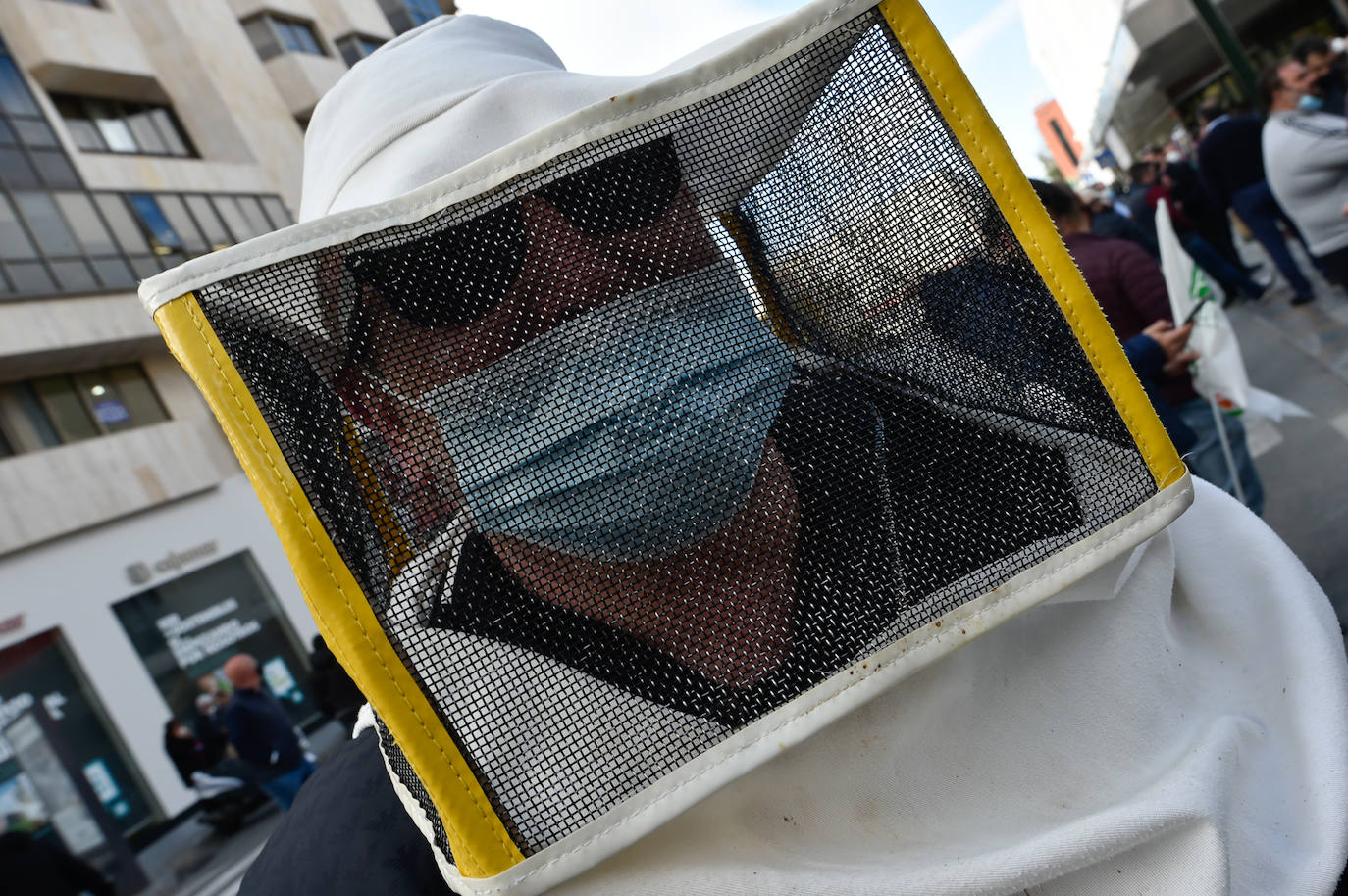 Fotos: Los agricultores salen a la calle en Murcia por la mejora del sector