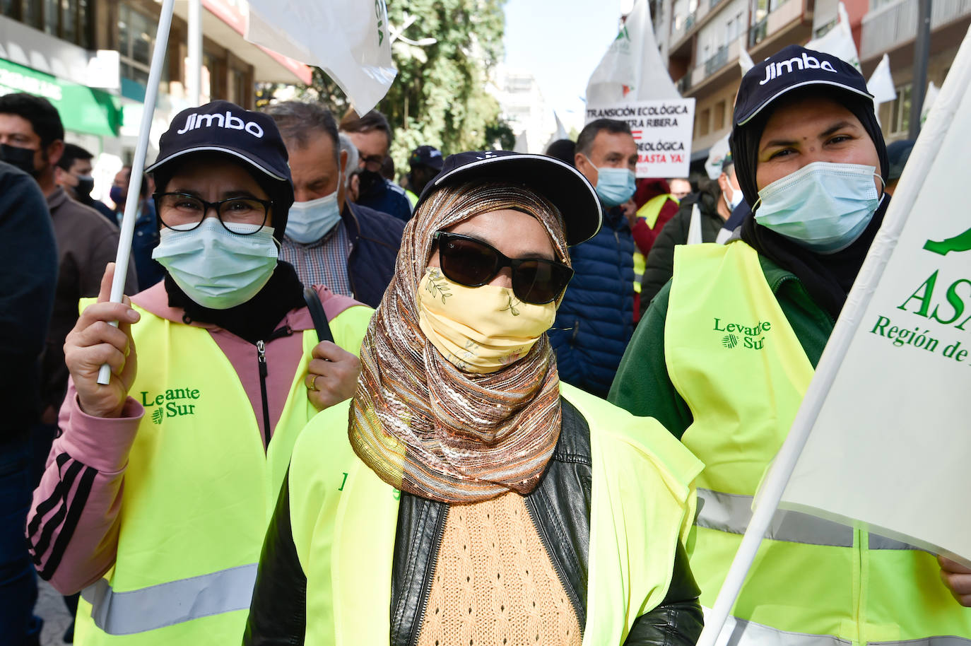 Fotos: Los agricultores salen a la calle en Murcia por la mejora del sector