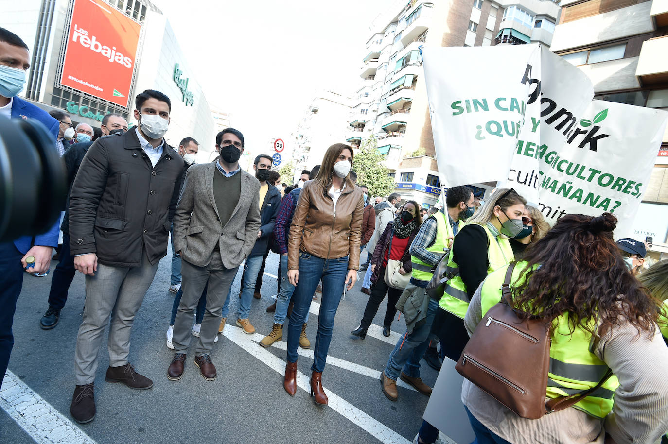 Fotos: Los agricultores salen a la calle en Murcia por la mejora del sector