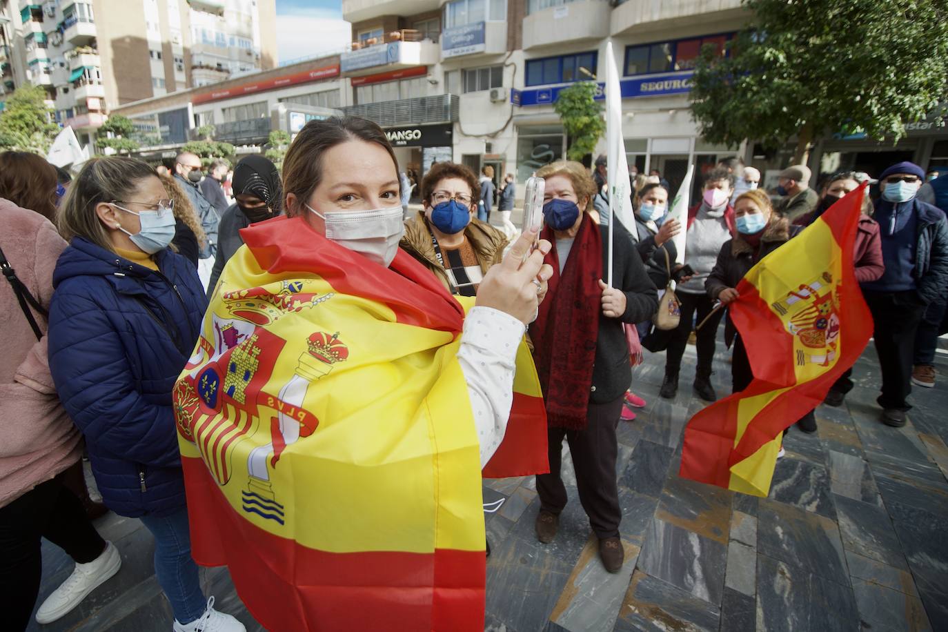 Fotos: Los agricultores salen a la calle en Murcia por la mejora del sector