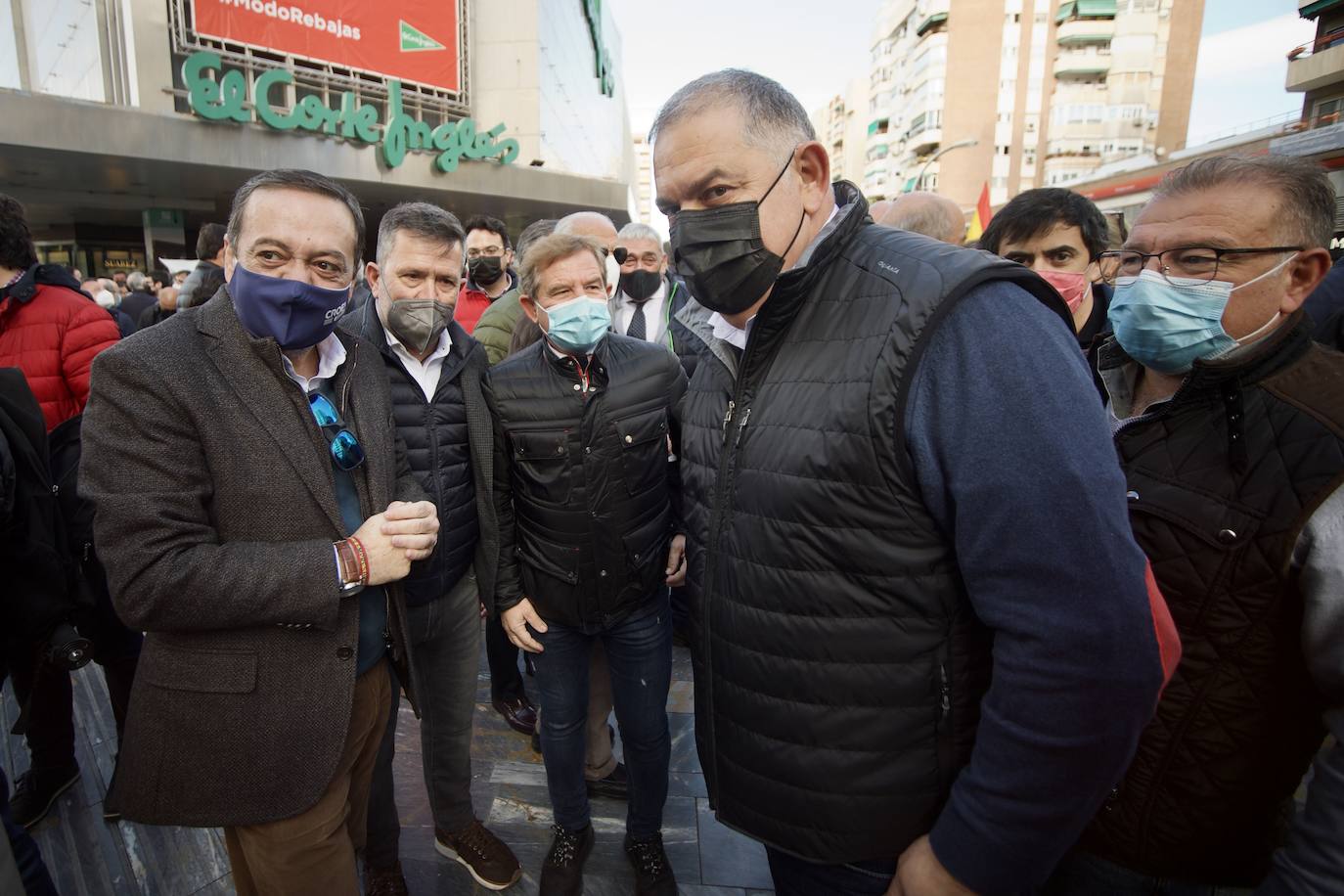 Fotos: Los agricultores salen a la calle en Murcia por la mejora del sector