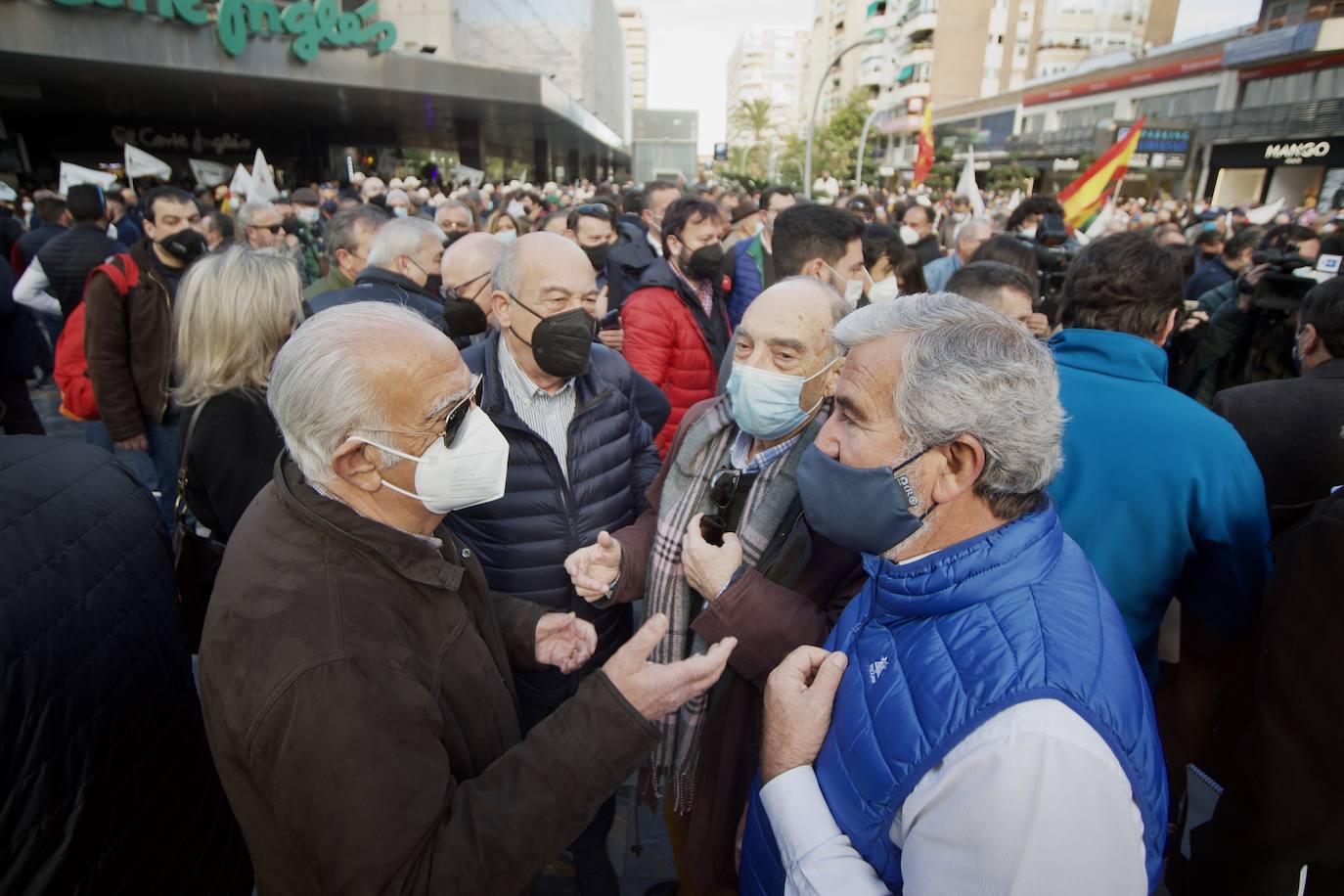 Fotos: Los agricultores salen a la calle en Murcia por la mejora del sector