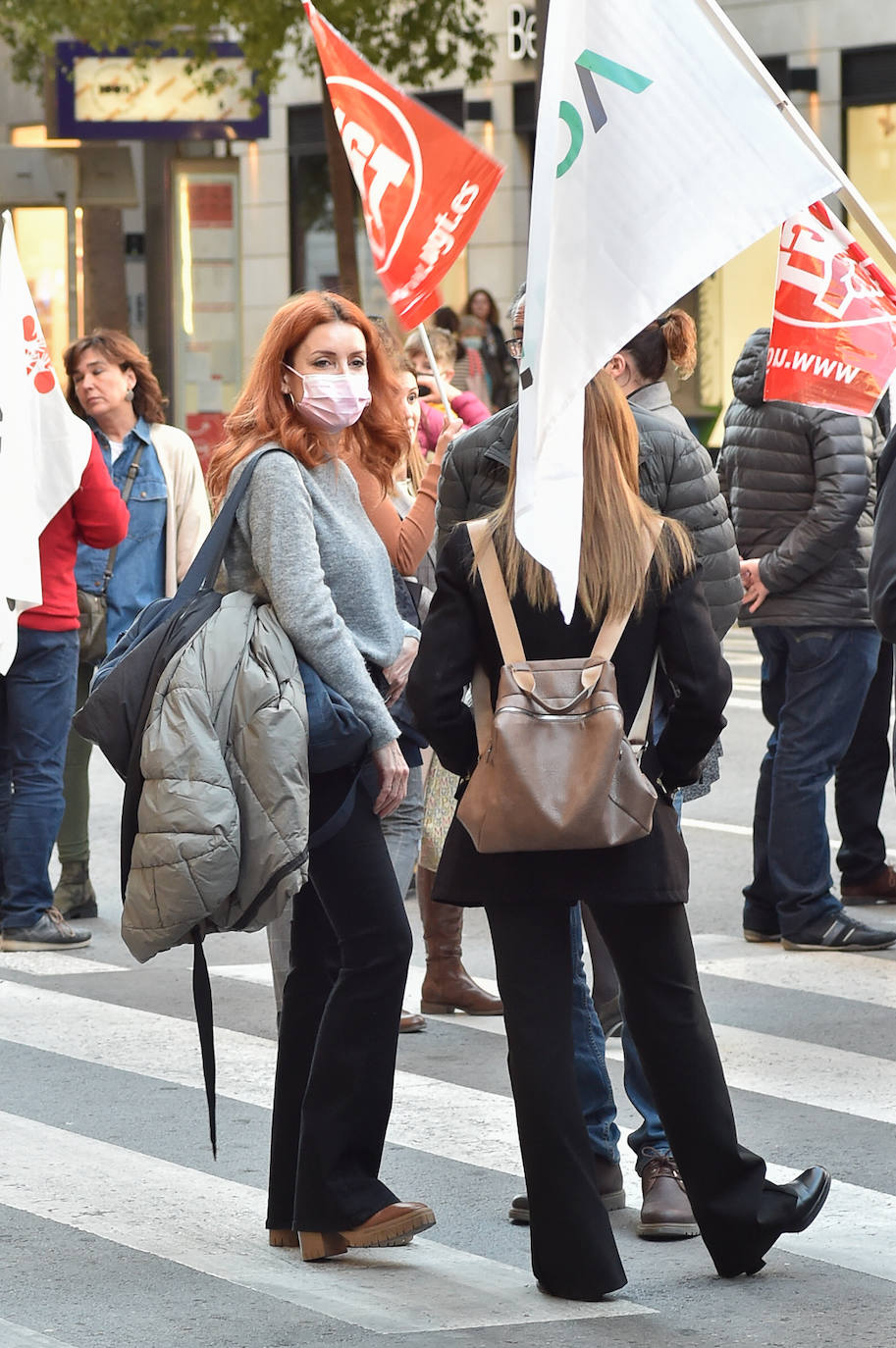 Fotos: Los trabajadores de CaixaBank se lanzan a la calle