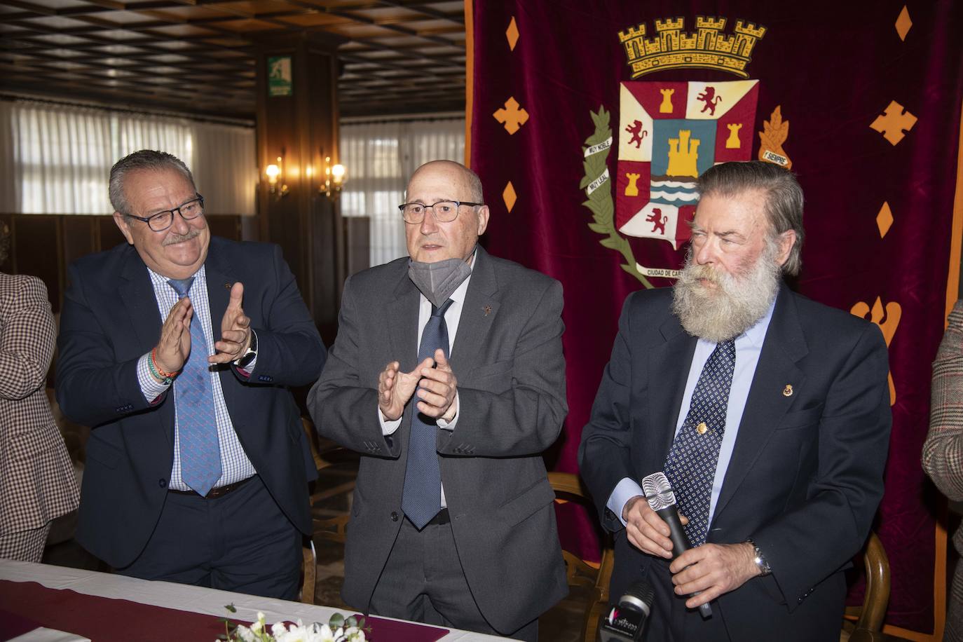 Fotos: El exdirigente del Socorro Fernando Navarro, Procesionista del Año en Cartagena