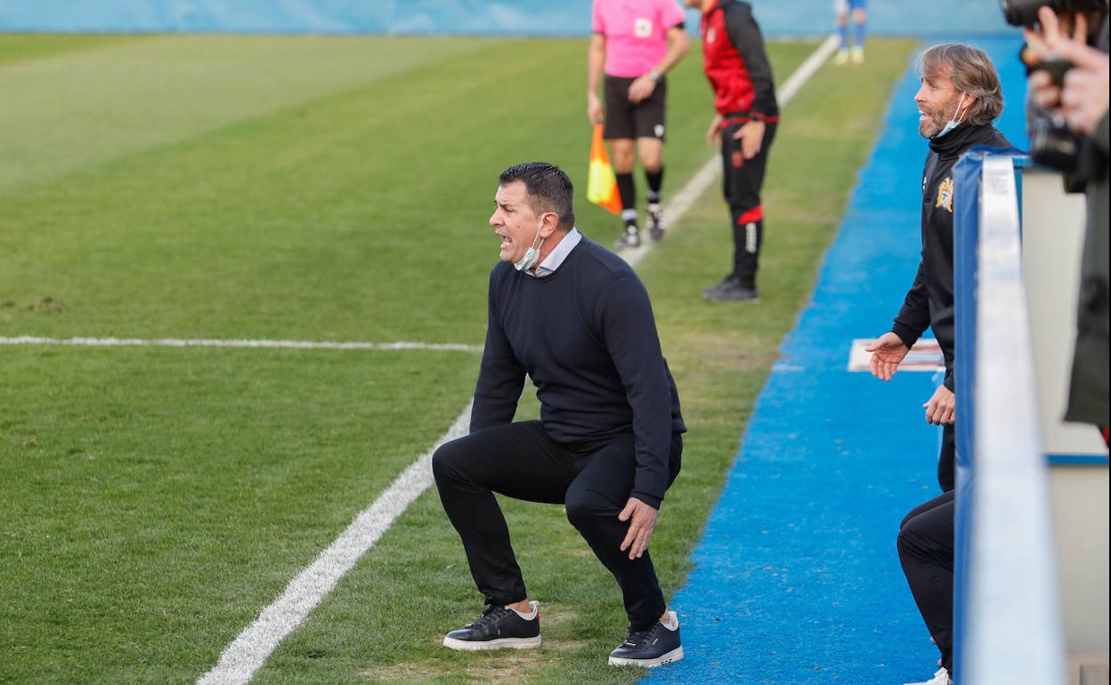 Jovan Stankovic durante un partido del Águilas, esta temporada.