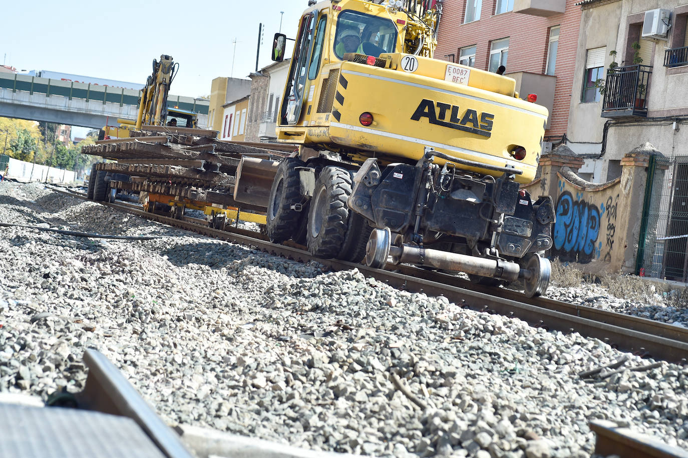 Fotos: Retirada de las vías y de las instalaciones de circulación en Barriomar