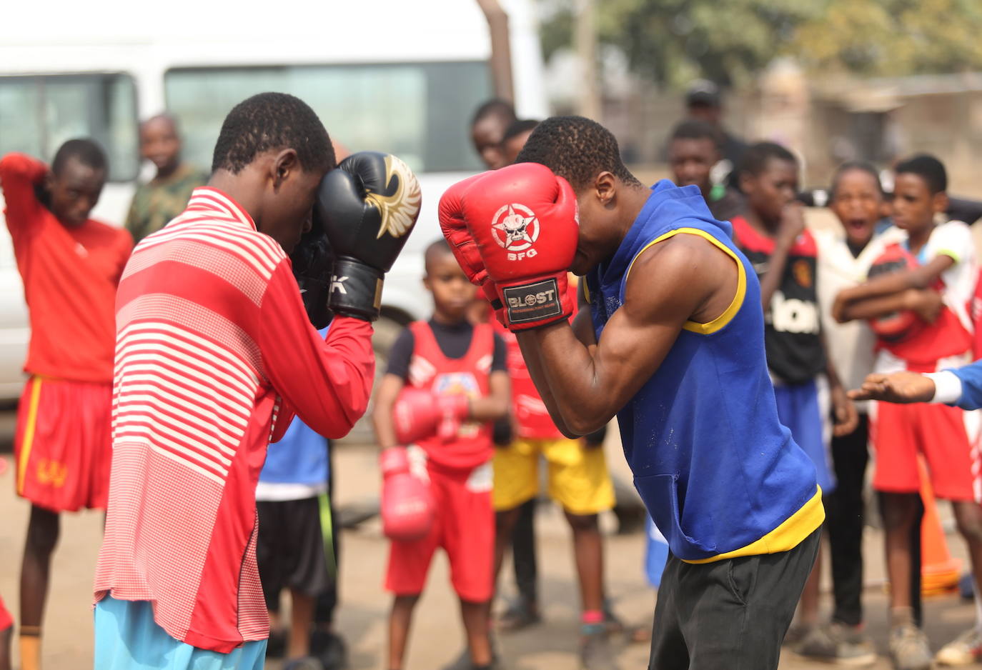 Fotos: Boxeadores desde la infancia