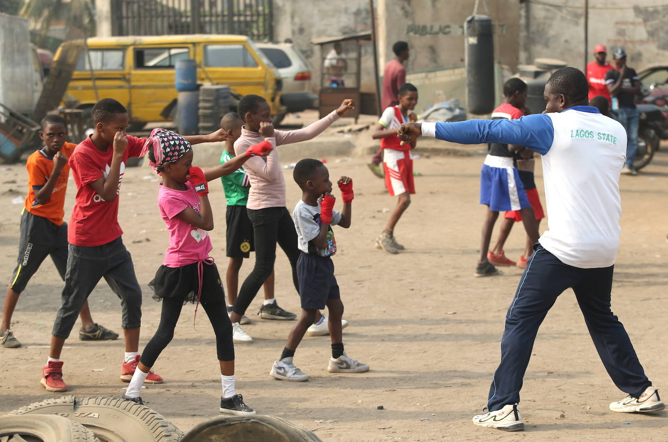 Fotos: Boxeadores desde la infancia