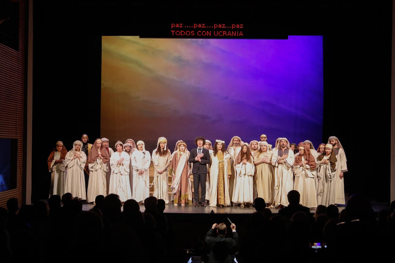 Fotos: Homenaje a Ucrania en el aniversario de &#039;Nabucco&#039; en el teatro Guerra de Lorca