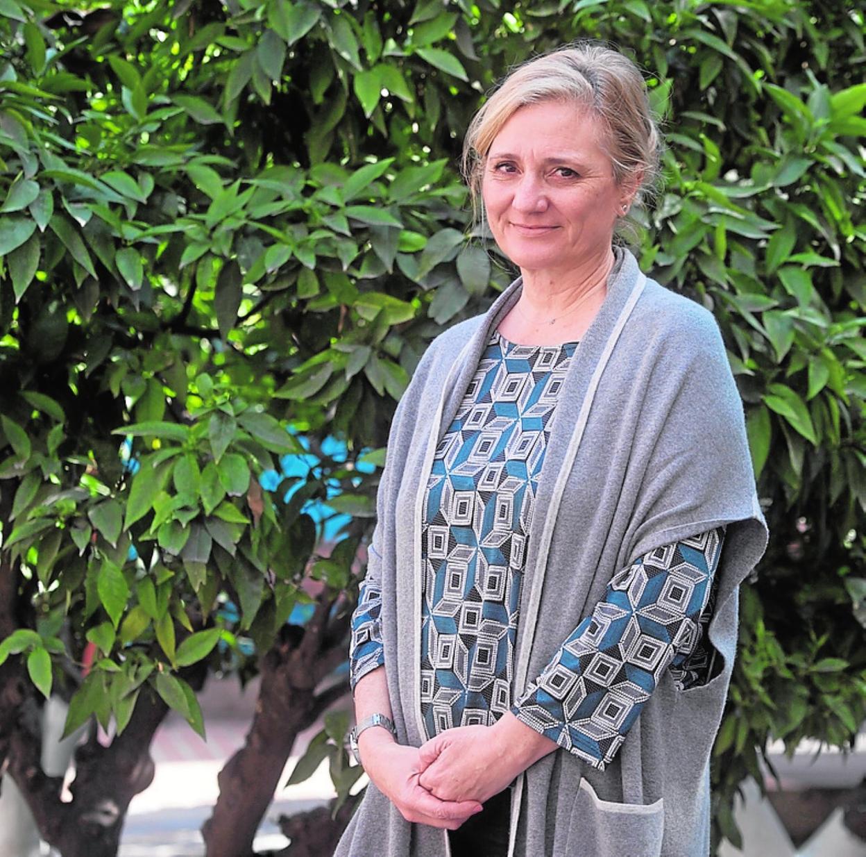 La decana del Colegio de Psicología de la Región, María Fuster, ayer. 