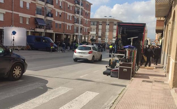 Rodaje de la película 'Últimas voluntades' en Molina. 