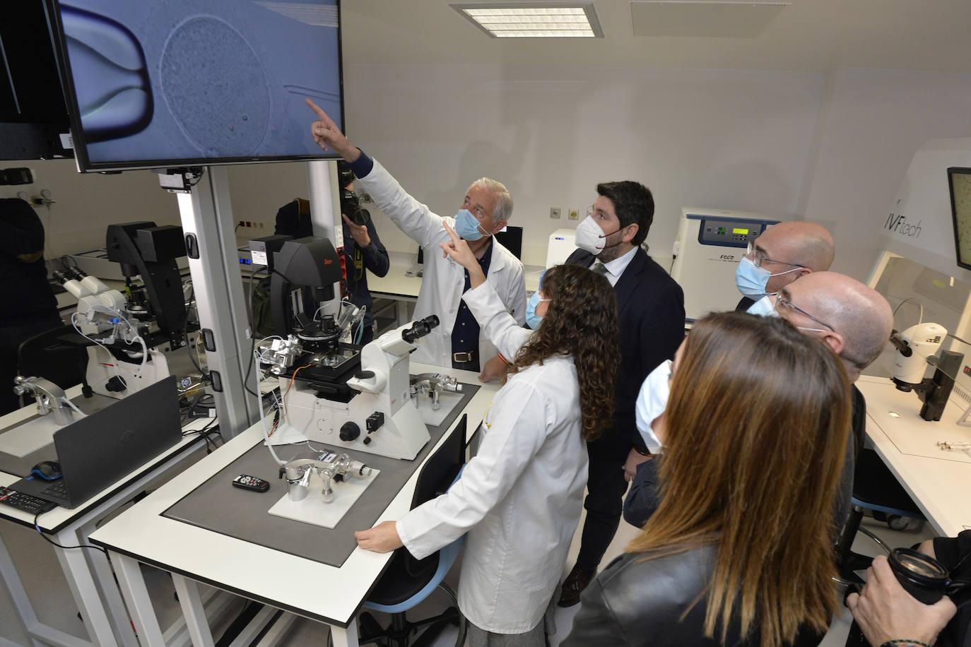 Fotos: Inauguración del nuevo laboratorio de reproducción asistida de La Arrixaca