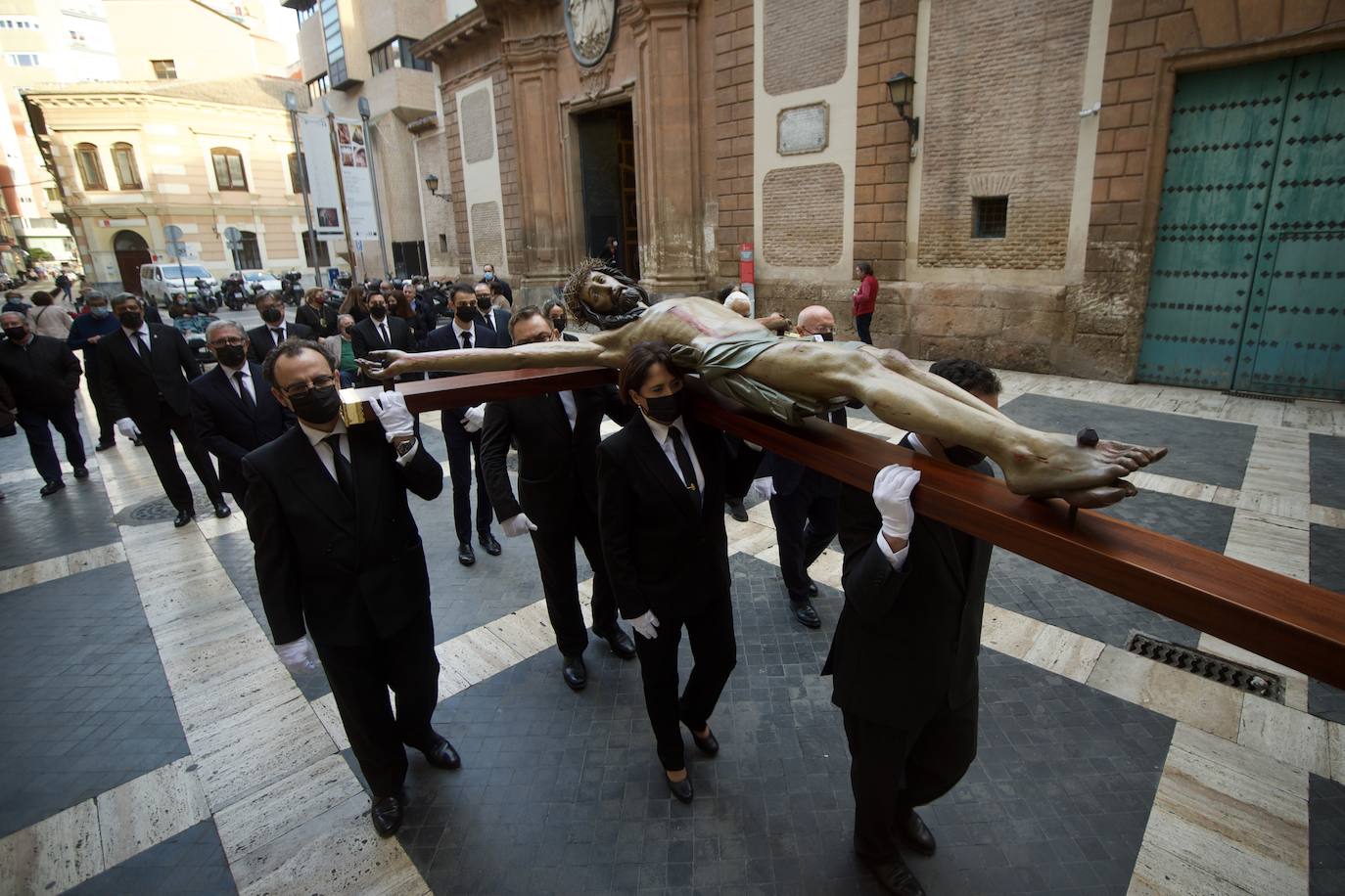 Fotos: Una procesión para la historia de Murcia el día en que la Morenica no pudo bajar del santuario