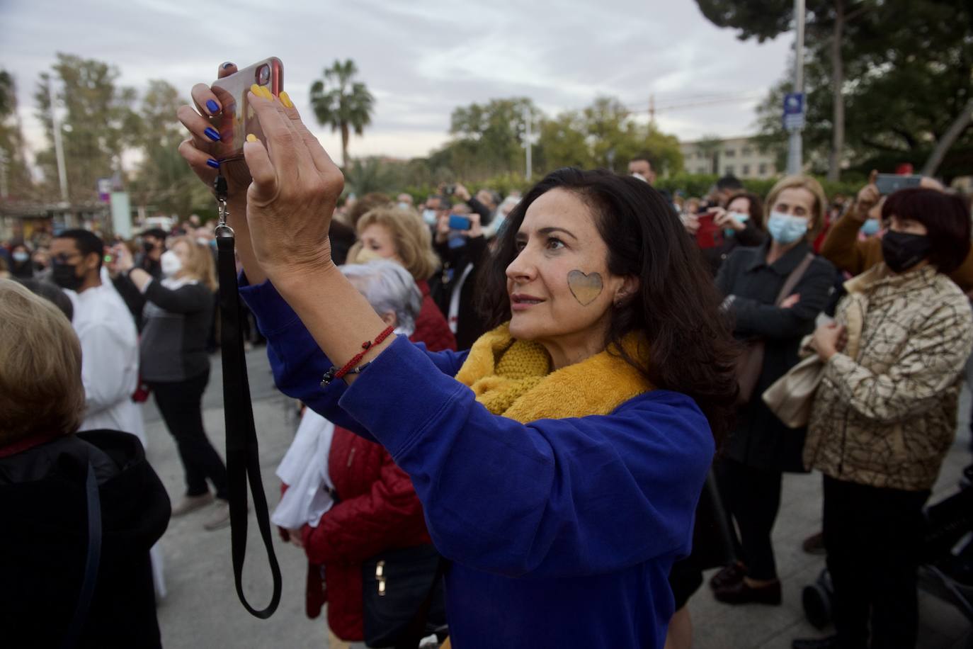 Fotos: Una procesión para la historia de Murcia el día en que la Morenica no pudo bajar del santuario