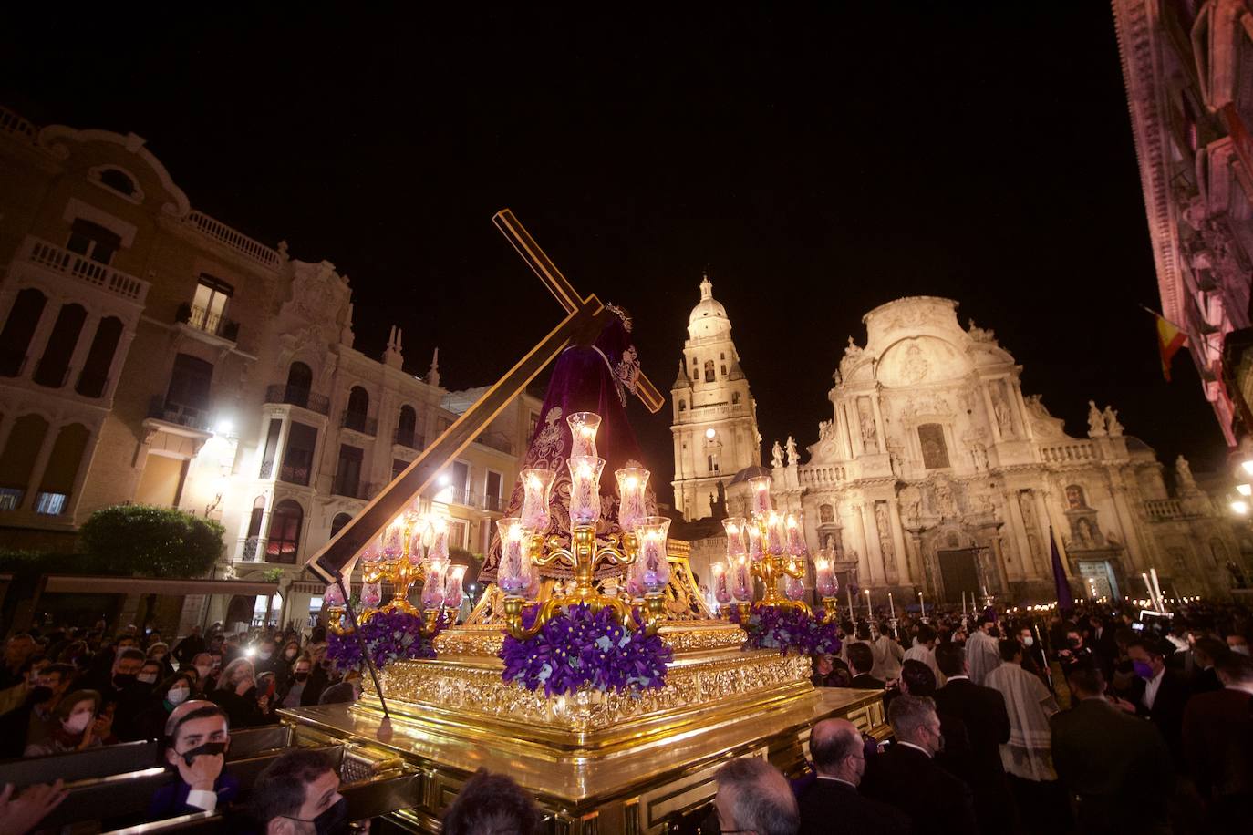 Fotos: Una procesión para la historia de Murcia el día en que la Morenica no pudo bajar del santuario
