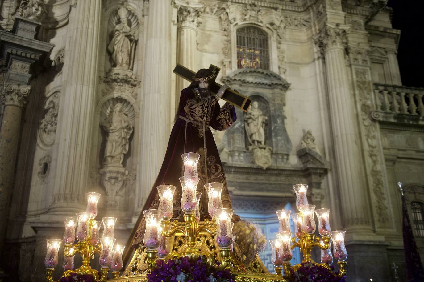 Fotos: Una procesión para la historia de Murcia el día en que la Morenica no pudo bajar del santuario
