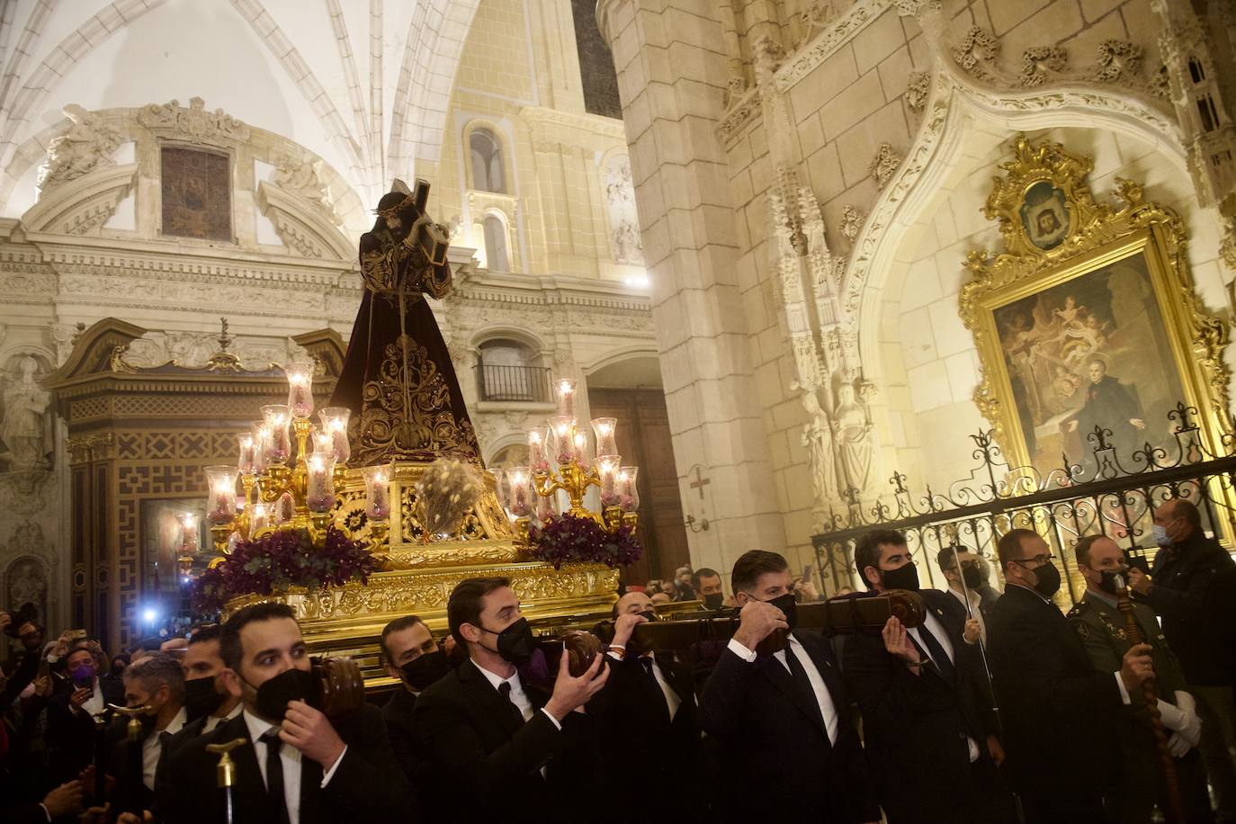 Fotos: Una procesión para la historia de Murcia el día en que la Morenica no pudo bajar del santuario