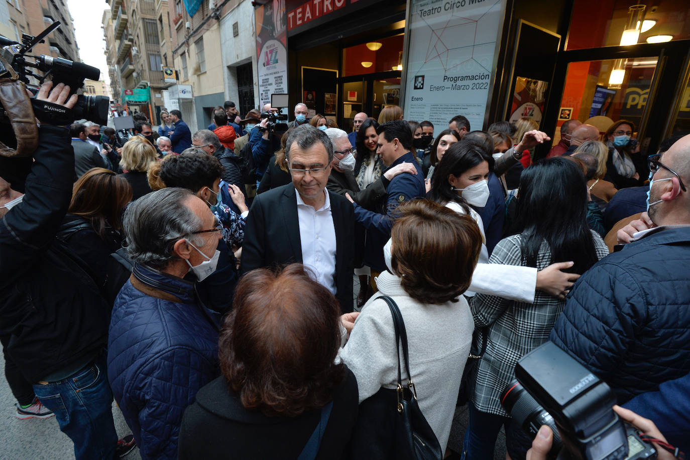 Fotos: Las imágenes del acto de Feijóo en el Teatro Circo de Murcia