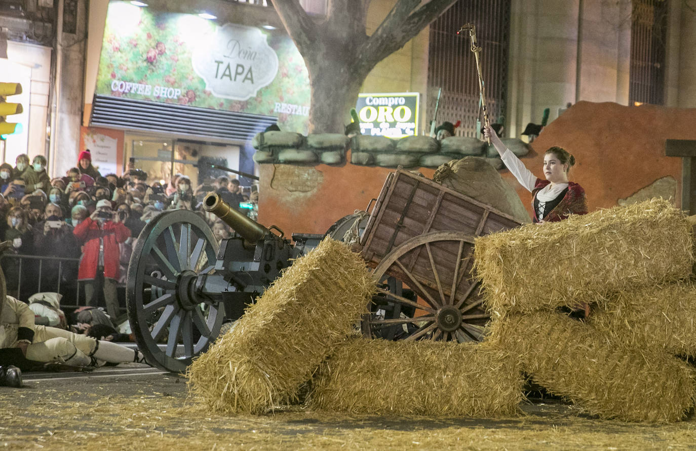 Fotos: Recreación de los Sitios de Zaragoza