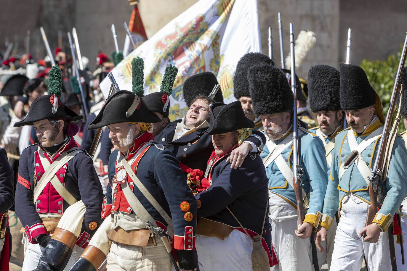 Fotos: Recreación de los Sitios de Zaragoza
