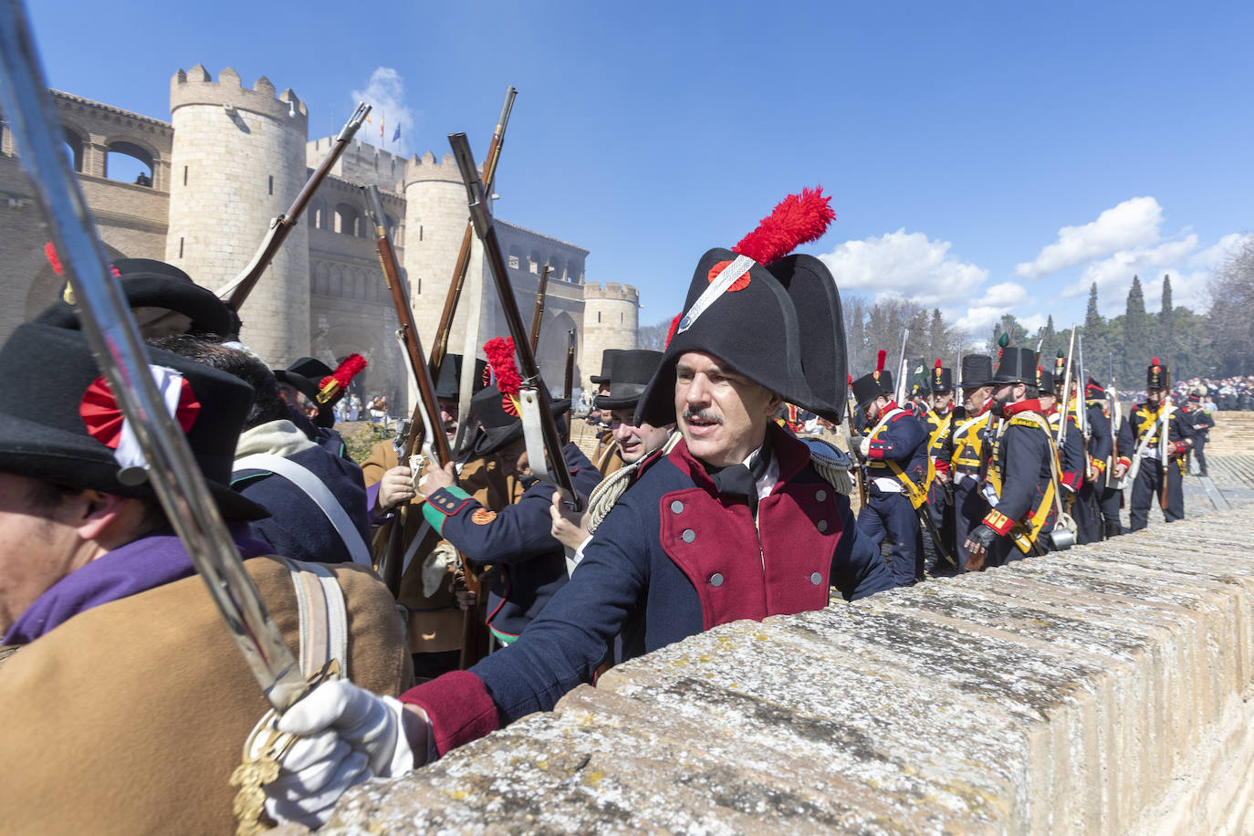 Fotos: Recreación de los Sitios de Zaragoza