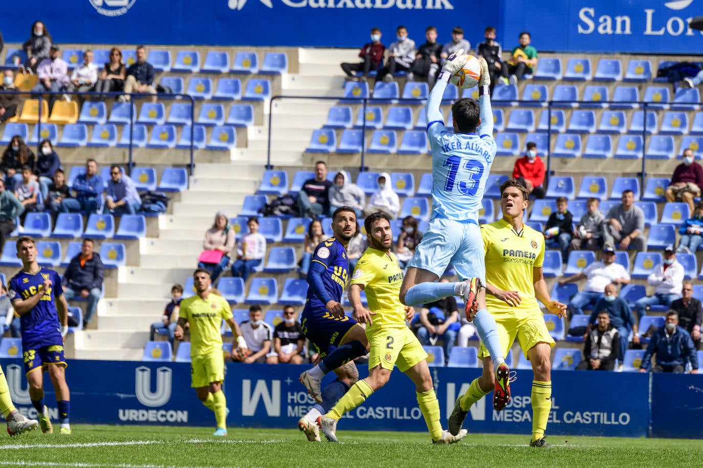 Fotos: La derrota del UCAM Murcia ante el Villarreal B, en imágenes