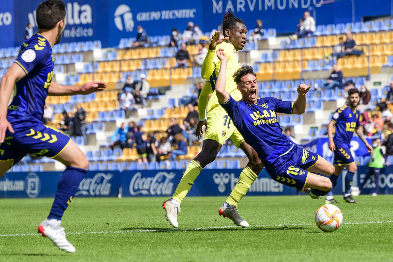 Fotos: La derrota del UCAM Murcia ante el Villarreal B, en imágenes