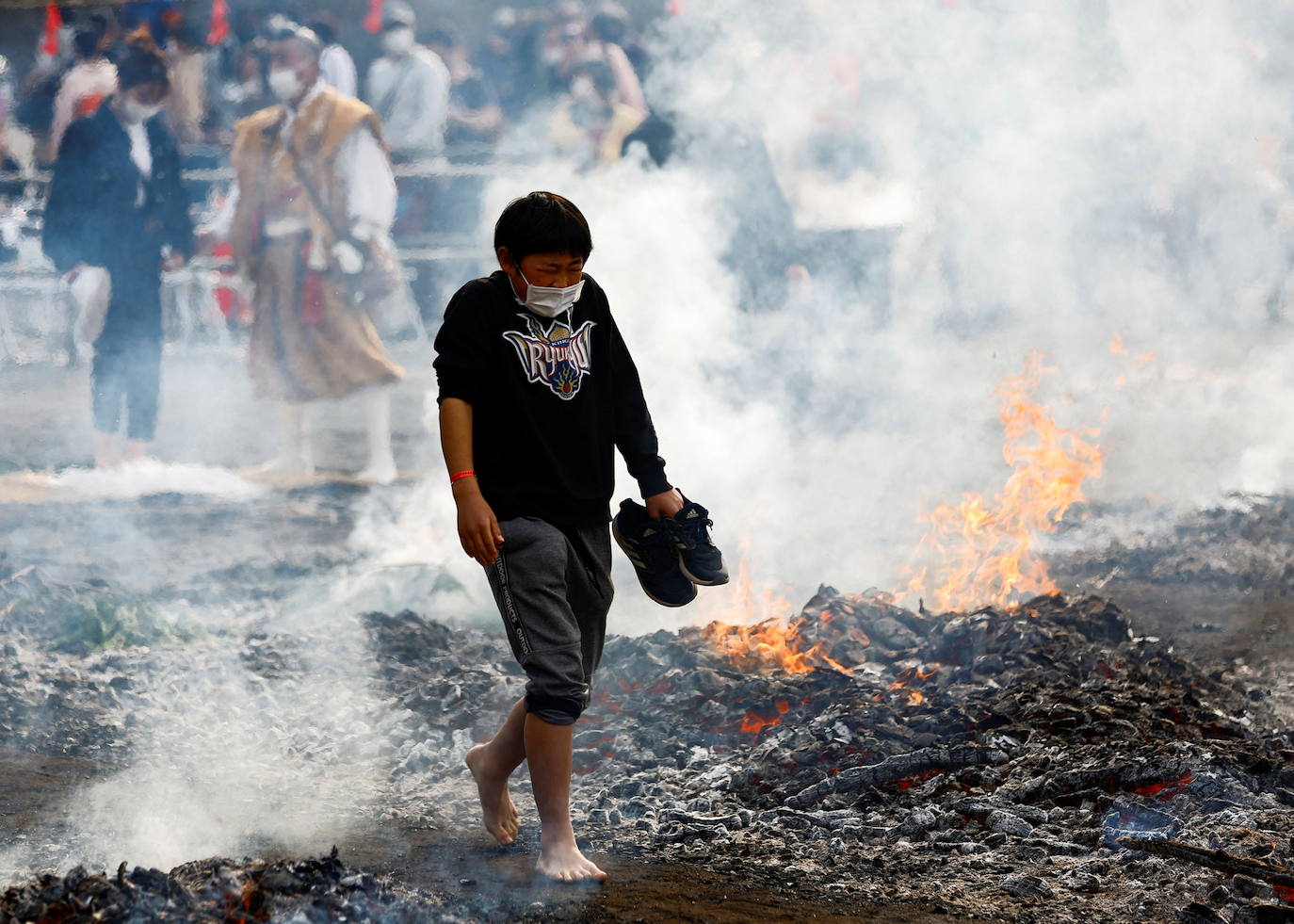 Fotos: Caminando sobre el fuego