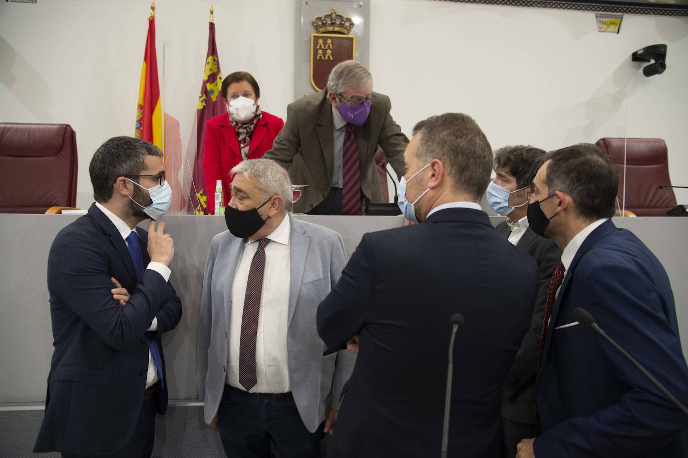 Fotos: Miras respalda en la Asamblea que el Mar Menor tenga personalidad jurídica