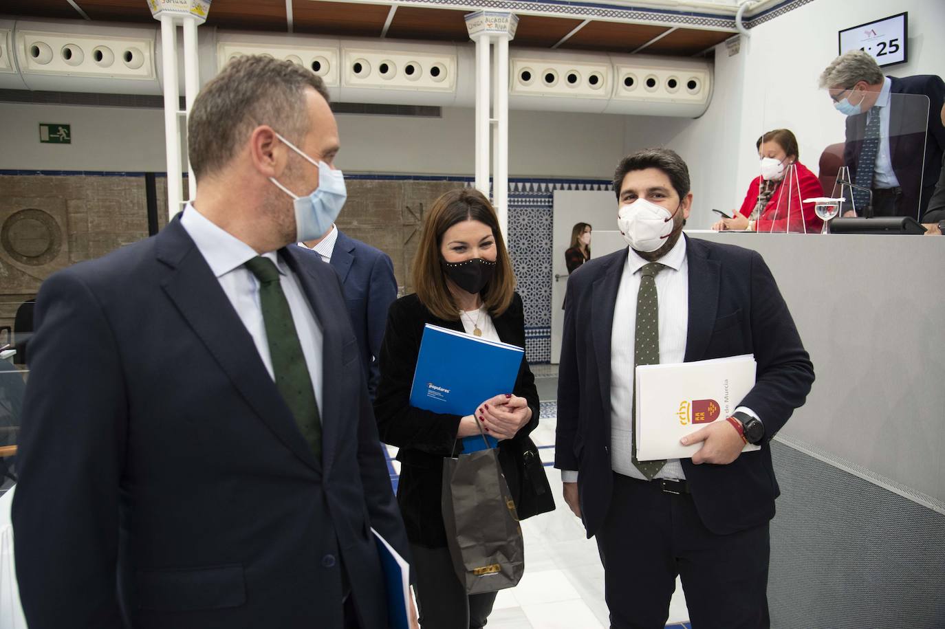Fotos: Miras respalda en la Asamblea que el Mar Menor tenga personalidad jurídica