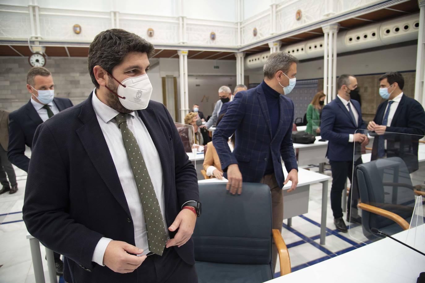 Fotos: Miras respalda en la Asamblea que el Mar Menor tenga personalidad jurídica