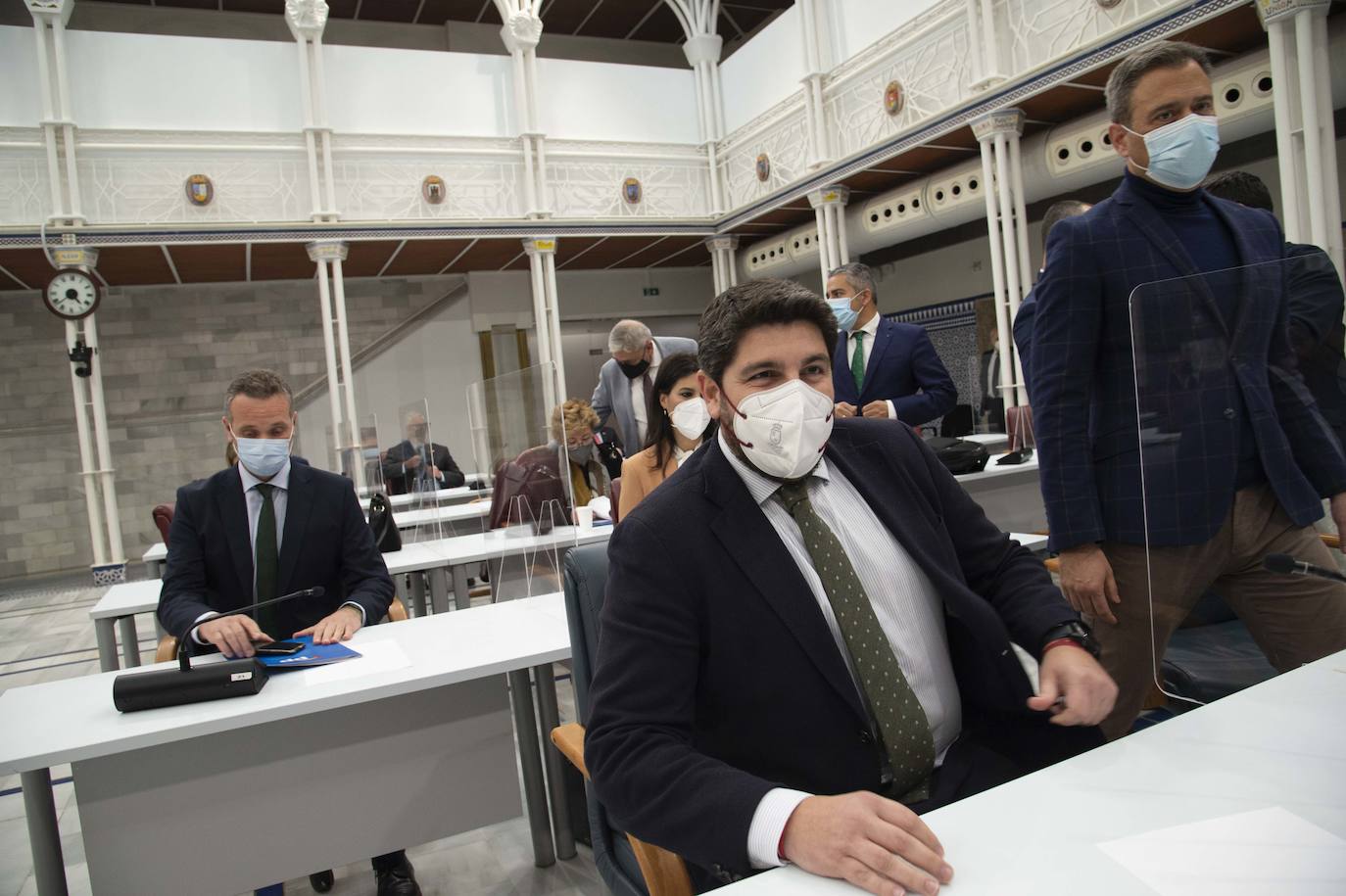 Fotos: Miras respalda en la Asamblea que el Mar Menor tenga personalidad jurídica