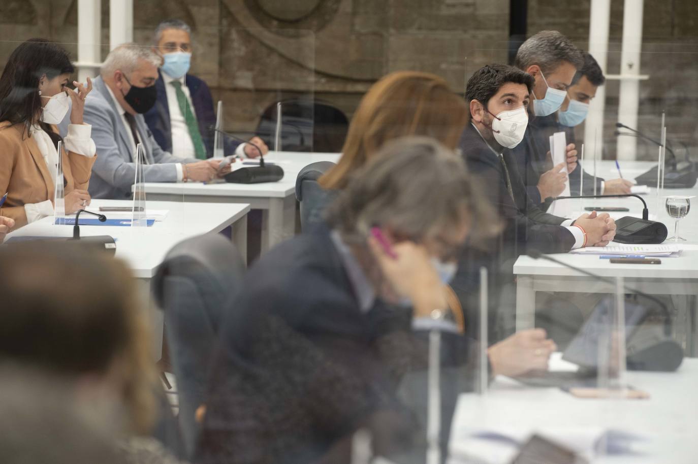Fotos: Miras respalda en la Asamblea que el Mar Menor tenga personalidad jurídica