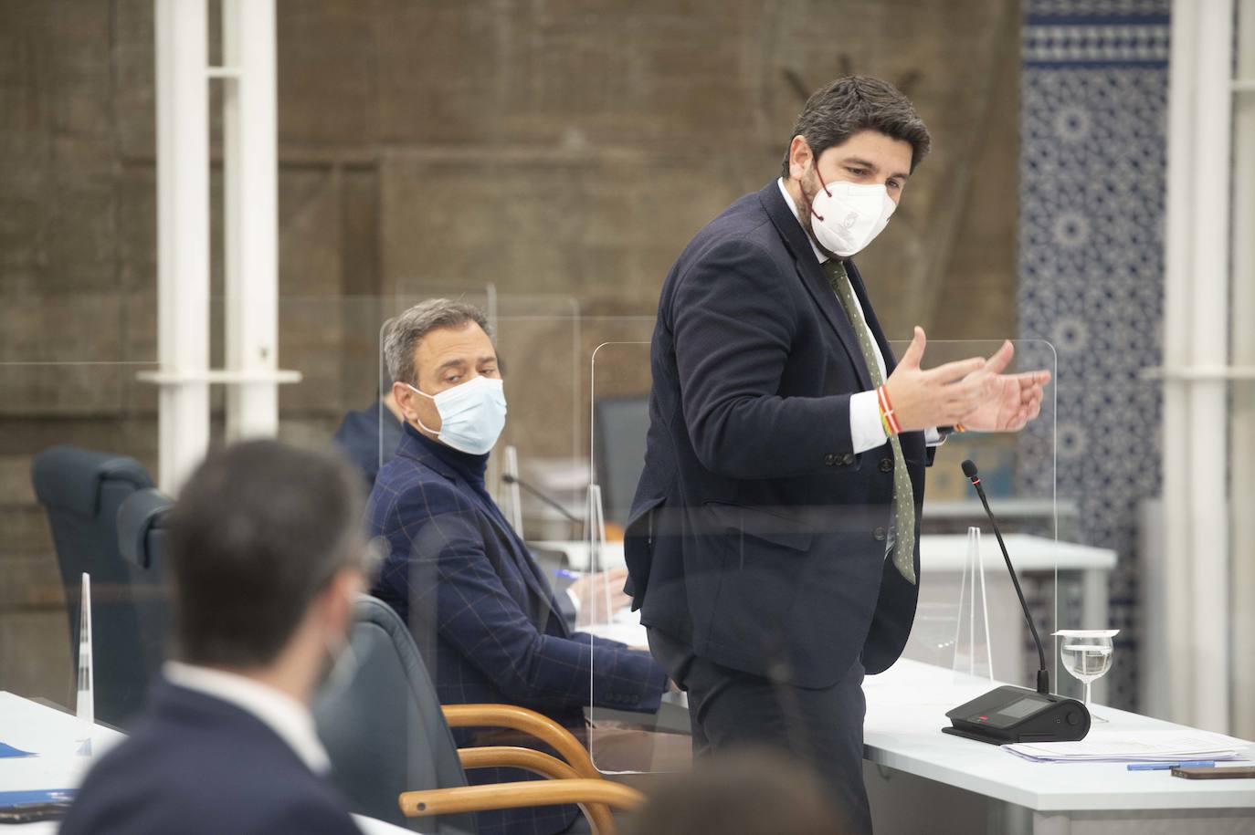 Fotos: Miras respalda en la Asamblea que el Mar Menor tenga personalidad jurídica