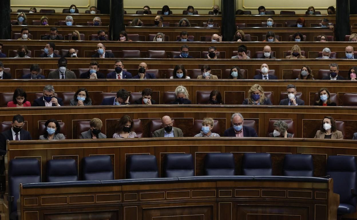 Imagen de un pleno del Congreso de los Diputados. 